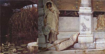 Alma-Tadema, Sir Lawrence Fishing (mk23) china oil painting image